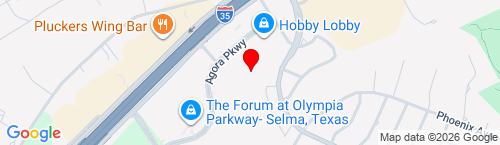 Map thumbnail of 8356 Agora Parkway Selma, TX 78154